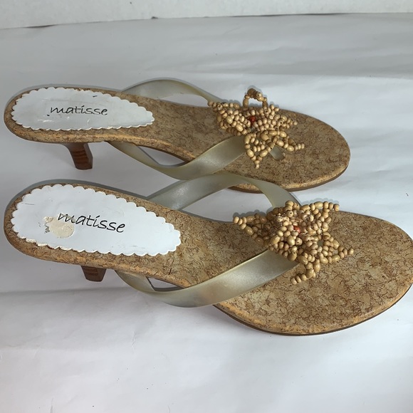 Matisse Kitten Heel Sandals Size 8.5 - Picture 3 of 6